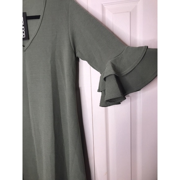NWT Olive Green Boohoo dress - Picture 5 of 8